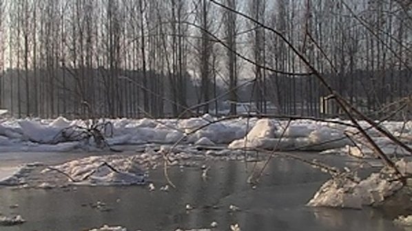 И река Искър замръзна