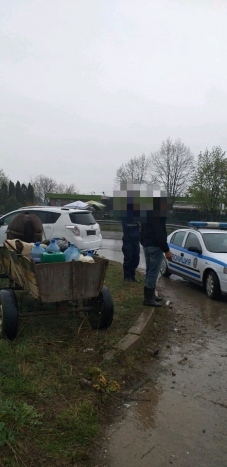 Конфискуваха кон и каруца във Враца