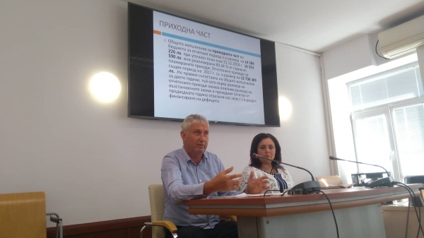 Генади Събков представи отчета на бюджет 2018