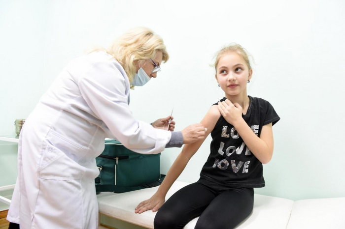 Кабинет за ваксинация на деца  във Враца