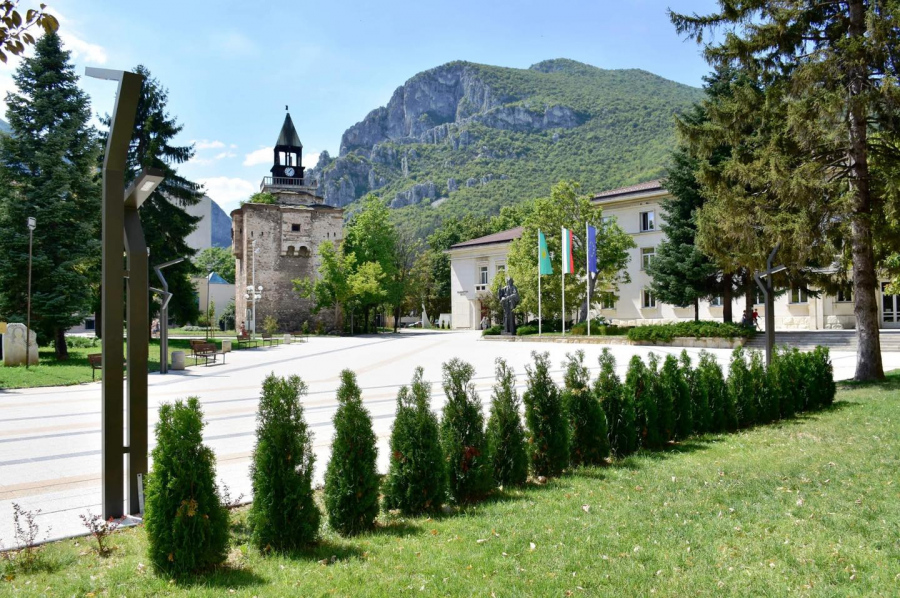 Центърът на град Враца