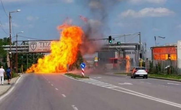 Взрив на газопровод на синьо гориво във Враца