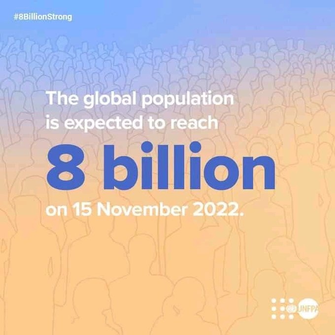 Населението на света надхвърли днес 8 милиарда души