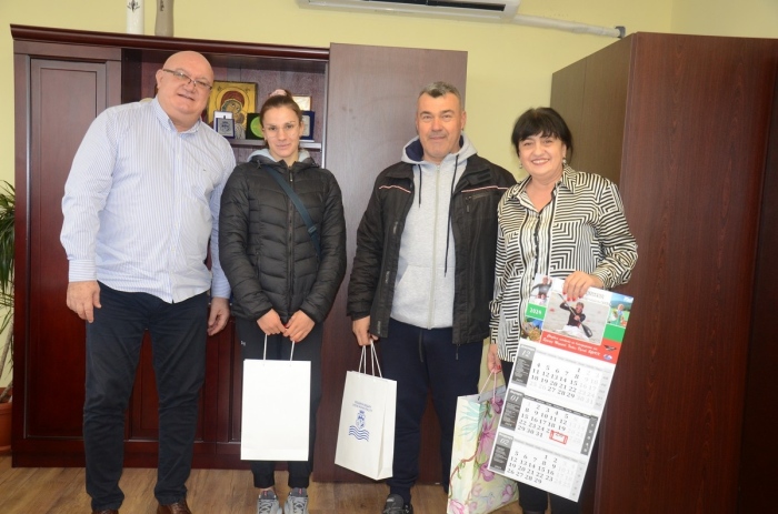 Видинският кмет поздрави Йоана Георгиева за  „Спортен Икар“