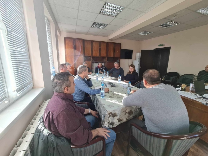 Работна среща на областният управител в община Борован 