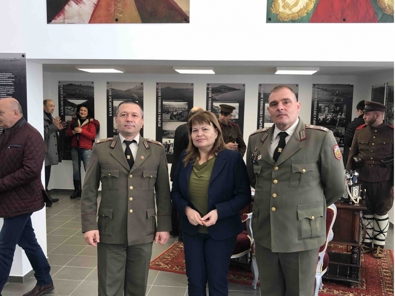 Музеен кът на „железния полк“ бе открит в поделение 54990 във Враца