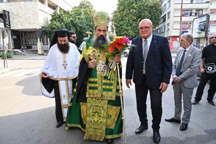 Новоизбраният български патриарх Даниил с първото си посещение във Видин 