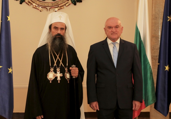 Министър-председателят Димитър Главчев се срещна с патриарх Даниил