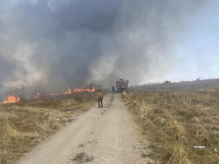 Пожар лумна на сметище край врачанското село Лиляче