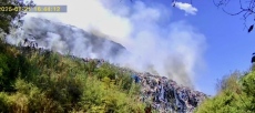 Пожар в Депото за битови отпадъци край Враца