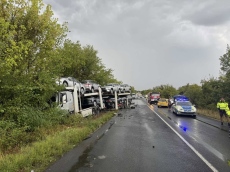Тежък пътен инцидент на път I-1 (Е79) в района между Бели извор и Враца