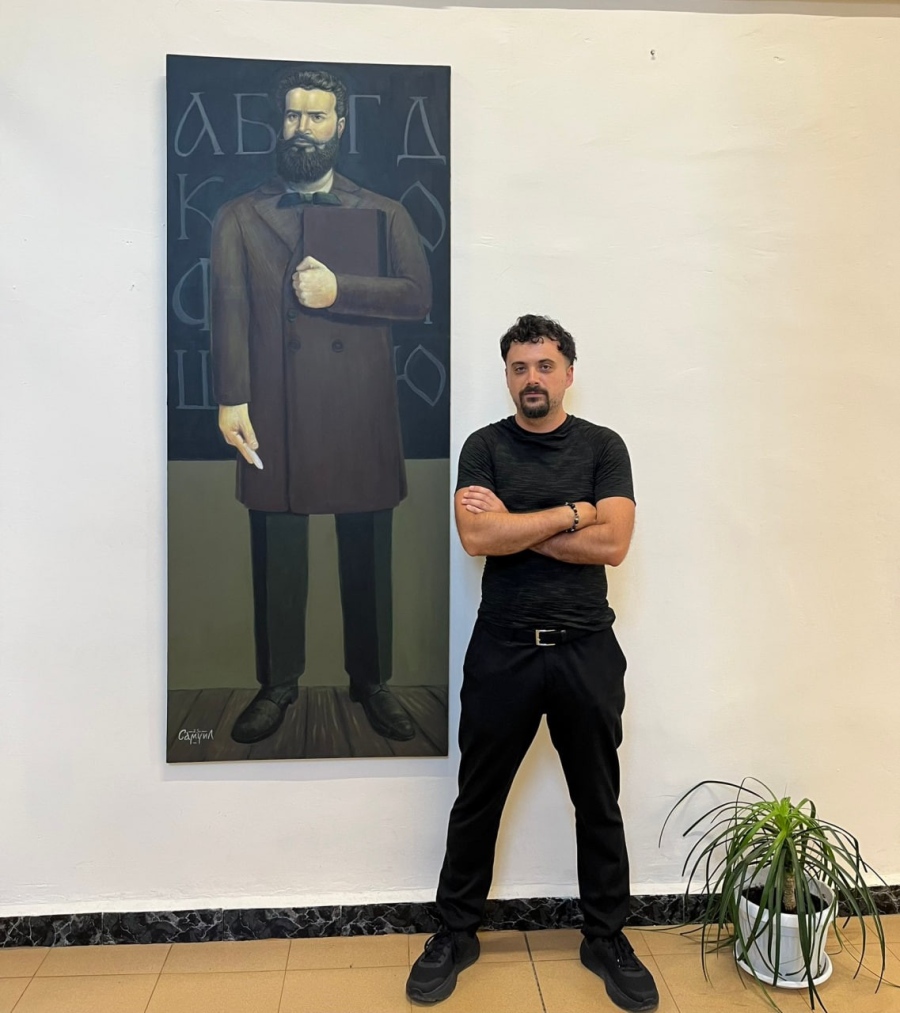 Учител дари свой портрет на Христо Ботев 