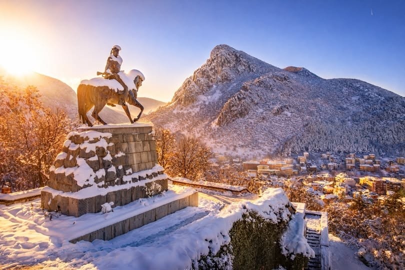 Зима над Враца