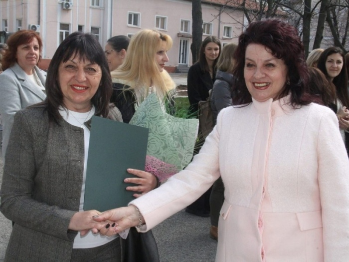 Мариела Рашева  участие в церемония по откриване на STEM център 