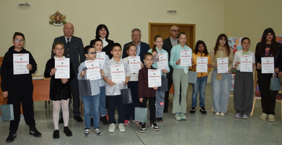 Областен етап на конкурса за детска рисунка „С очите си видях бедата“