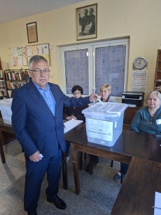 Областният управител на област Видин Иван Иванов даде своя глас 