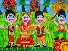 Деца от три континента победиха в конкурс за детска рисунка