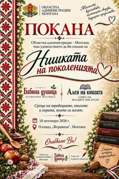 Фестивал „Нишката на поколенията“ в Монтана